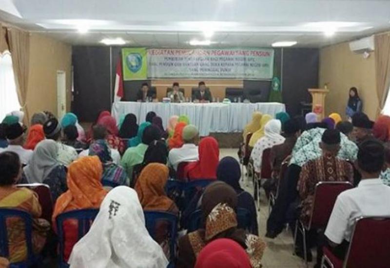 134 Pegawai Negeri Sipil (PNS) pensiun dari Pemkot Bengkulu