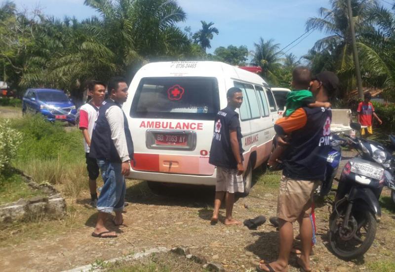 Situasi lokasi yang terkena banjir di sekitaran wilayah kota Bengkulu