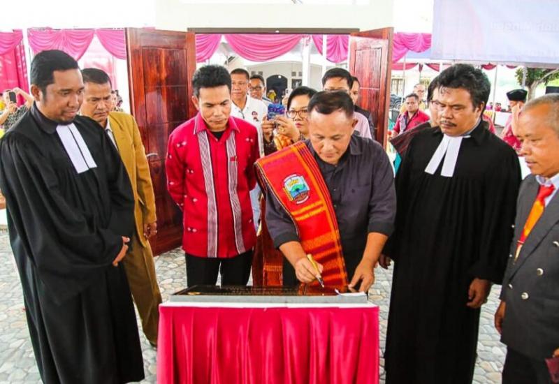 Pembangunan Gereja HKBP Kalianda, Nanang Ermanto Janji Bantu Rp200 Juta
