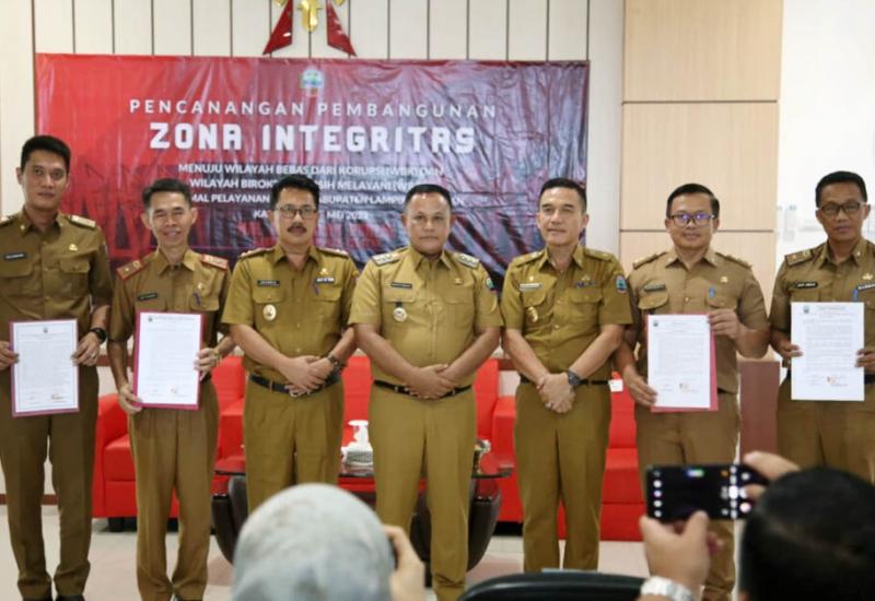 Zona Integritas di 8 Perangkat Daerah Akan Dicanangkan Oleh Bupati Lampung Selatan