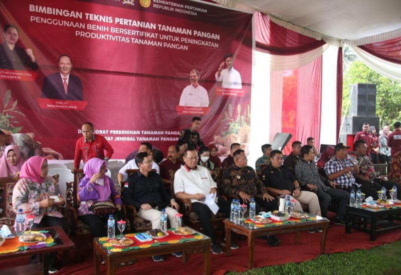 Bupati Lamsel Nanang Hadiri Bimtek Kementerian Pertanian dan DPR RI