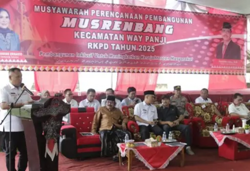 Anggota DPRD Lamsel Made Sukintre Hadiri Musrenbang Way Panji