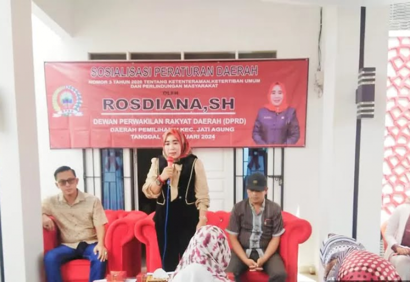 Sosperda No 3 Tahun 2020, Ketua Komisi III DPRD Lamsel Kenalkan Produk Hukum