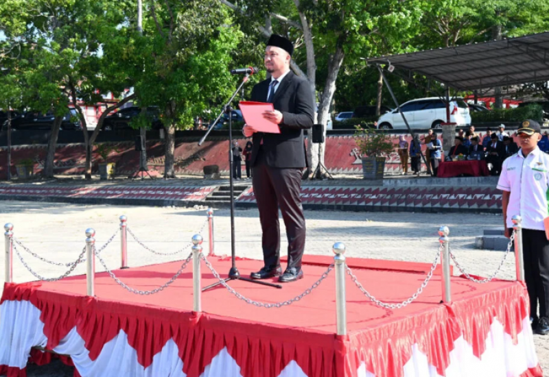 Beri Pesan Untuk Pemuda, Pandu Kesuma Dewangsa Pimpin Upacara Hari Sumpah Pemuda Ke-96 