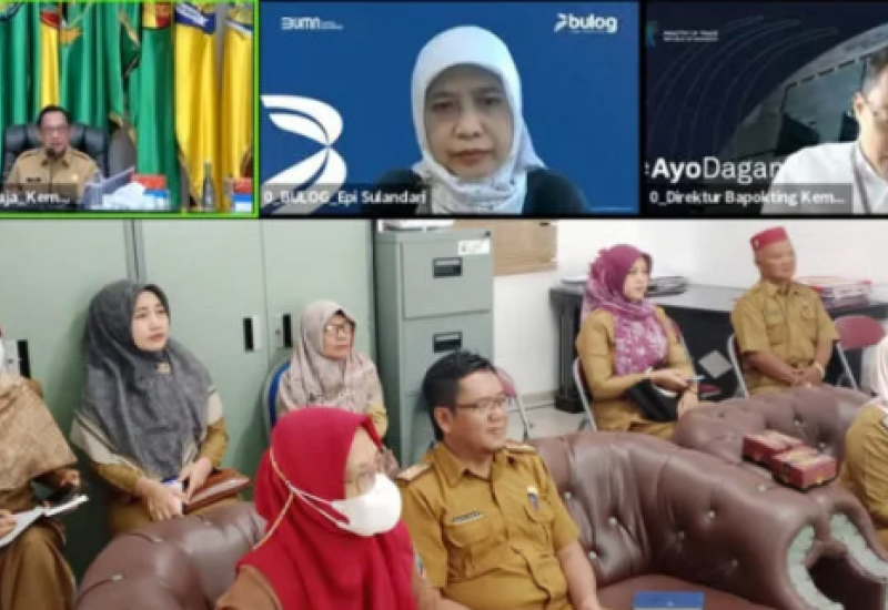 Pemkab Lamsel Ikuti Rakor Pengendalian Inflasi Daerah, Mendagri Apresiasi Pemerintah Daerah 