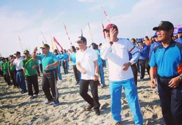 Sekretaris Kota Bengkulu Marjon menghadiri secara langsung peringatan Hari Olahraga Nasional, HUT Polwan ke-68, Hari Kesatuan Gerak Bhayangkari ke-64, Masa Ta’aruf Mahasiswa Baru Universitas Muhammadiyah Bengkulu