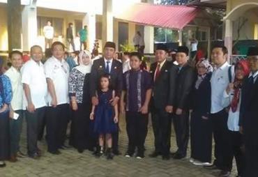 Syafriandi, M.Si Foto Bersama Usai Pelantikan, Rabu (26/7/2017)