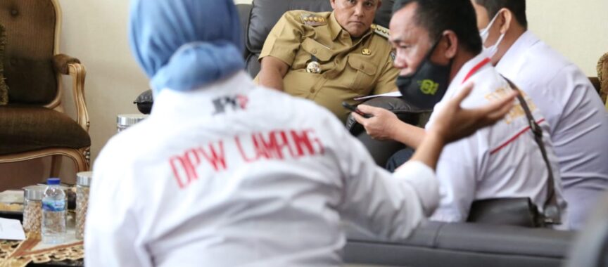 Bupati Nanang Ermanto Apresiasi DPW JPKP Provinsi Lampung Saat Audensi