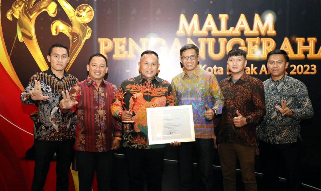 Kabupaten Lampung Selatan Raih Penghargaan KLA Kategori Nindya Dari Kementrian PPPA RI