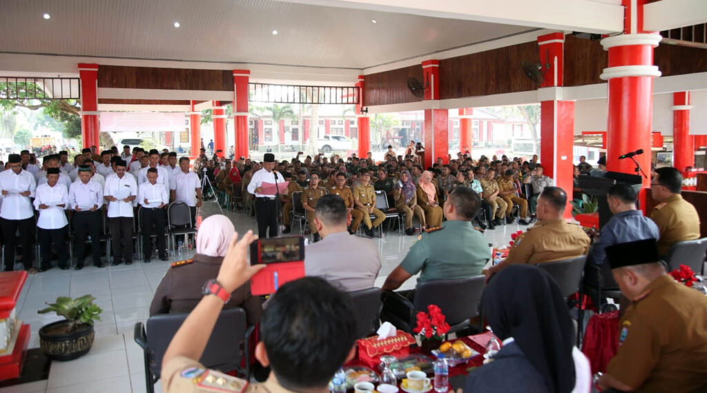 Ikrar Bersama, Pemkab Lampung Selatan Gelar Deklarasi Damai Pilkades Serentak 