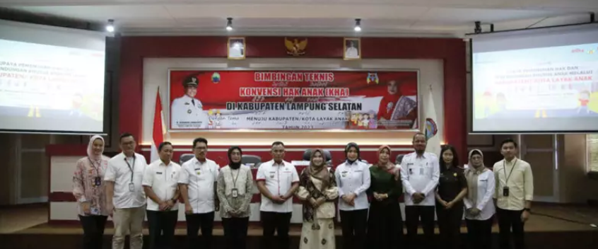 Lindungi Dari Eksploitasi Dan Kekerasan, Pemkab Lampung Selatan Gelar Bimtek Konvensi Hak Anak