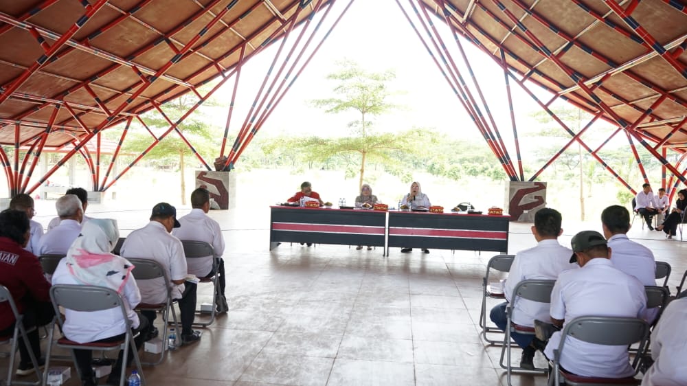 Sukseskan JUMBARA, Pemkab Lamsel Adakan Rapat Bersama PMI Cabang Lamsel