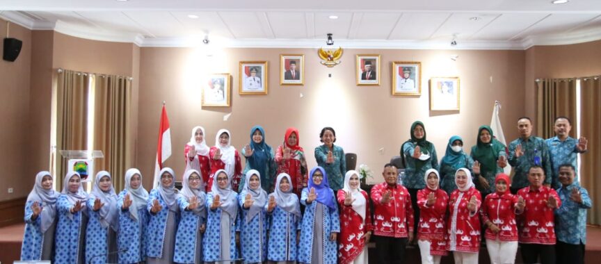 Studi Tiru Dan Silaturahmi, TP PKK Pesisir Barat Kunjungi Pemkab Lamsel