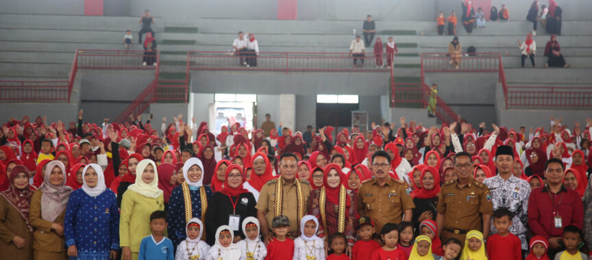 Meriah, Gebyar PAUD Lampung Selatan 2023 Dihadiri Bupati Lamsel dan Bunda PAUD