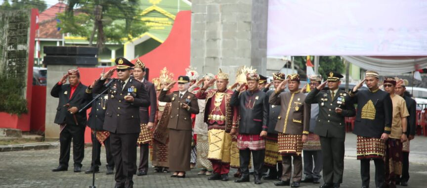Peringati HUT Ke-78 Kemerdekaan RI, Bupati Lampung Selatan Ikuti Upacara Tabur Bunga
