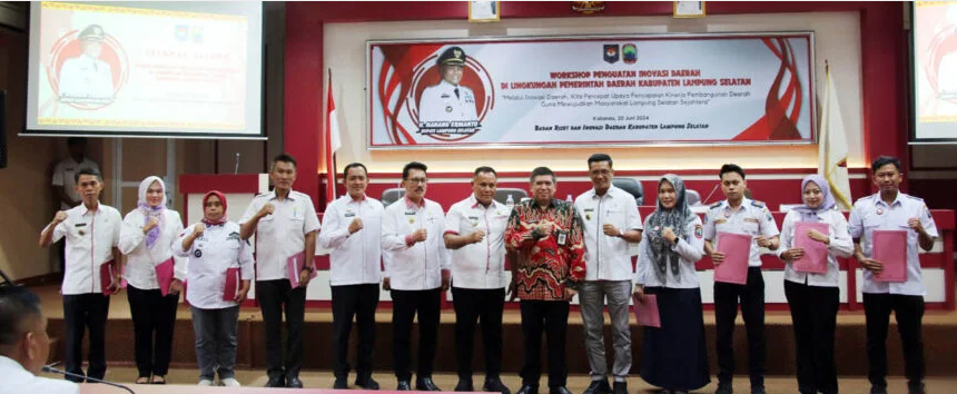 Bupati Lampung Selatan Nanang Ermanto Buka Workshop Penguatan Inovasi Daerah