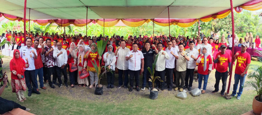 Bupati Nanang Hadiri Bimtek Komoditas Pertanian di Desa Tarahan, Ratusan Petani Ikut Serta