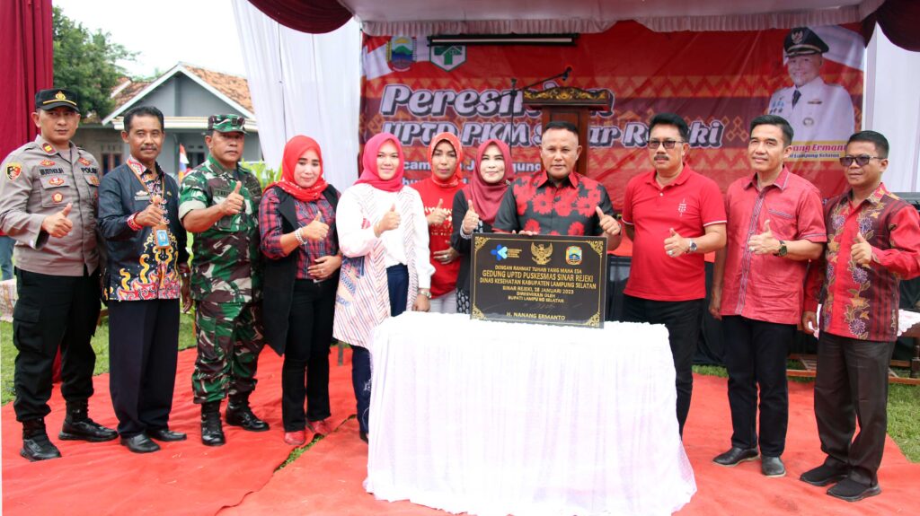 Bupati Nanang Ermanto Resmikan UPT Puskesmas Sinar Rezeki