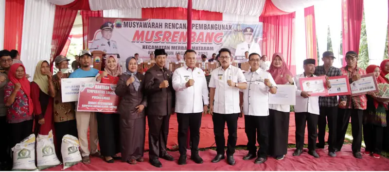 Bupati Nanang : Anggaran Pembangunan 2024 Kecamatan Merbau Mataram Naik 4 Miliar