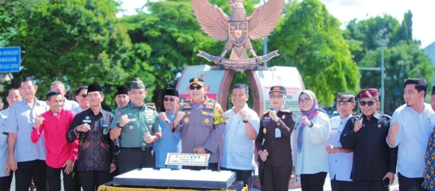 Launching Kelurahan Pemilu Damai, Komitmen Polres Lampung Selatan Ciptakan Pemilu Damai