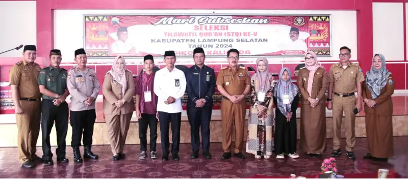 Diikuti 238 Peserta, STQ ke-V Tingkat Kabupaten Lampung Selatan Resmi Dibuka