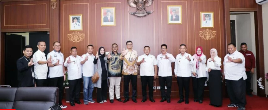 Kerja Sama, Pemkab Lampung Selatan Terima Audensi Bank BSI Cabang Kalianda