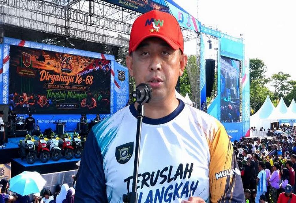 Pangdam VI/Mulawarman Mayjen TNI Krido Pramono Luncurkan Lagu Inspiratif "Teruslah Melangkah"