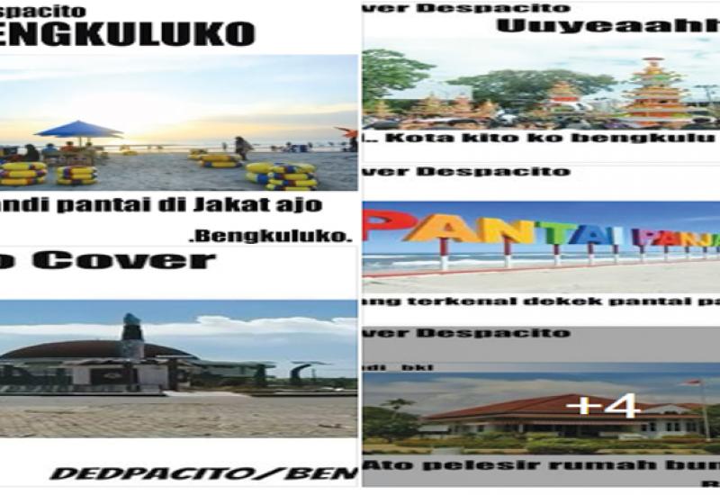 Despacito Bengkuluko Karya Mudiee Bkl kenalkan wisata Bengkulu