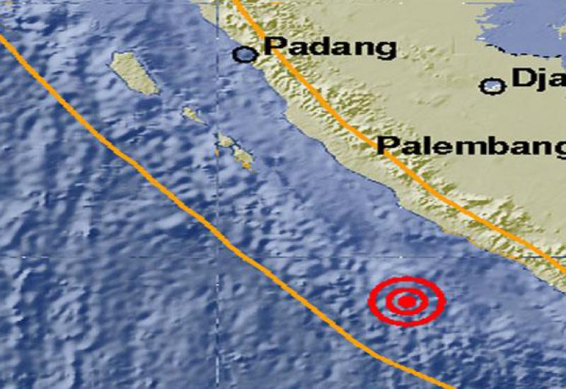 Gambar lokasi titik pusat gempa