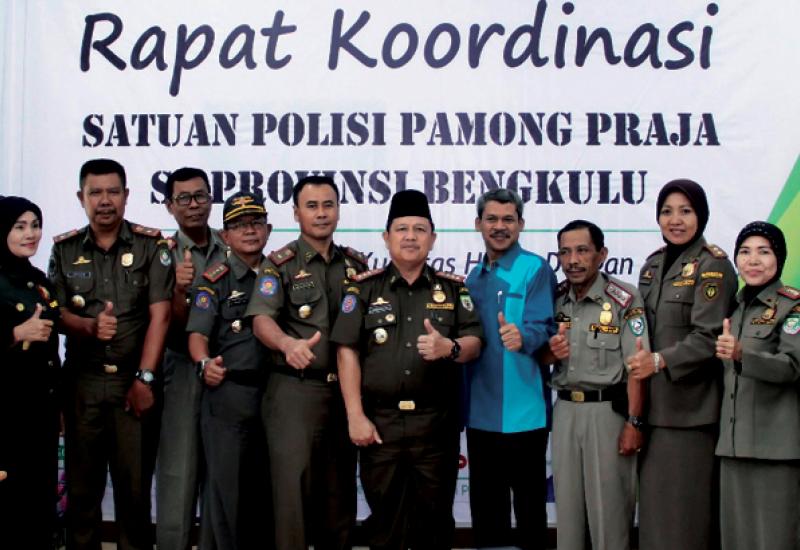 Rakor BPJS Ketenagakerjaan bersama Satpol PP