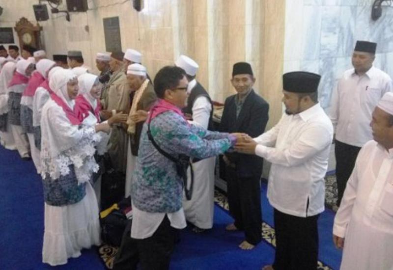 Pelepasan 242 orang Jemaah Calon Haji (JCH) asal Kota Bengkulu