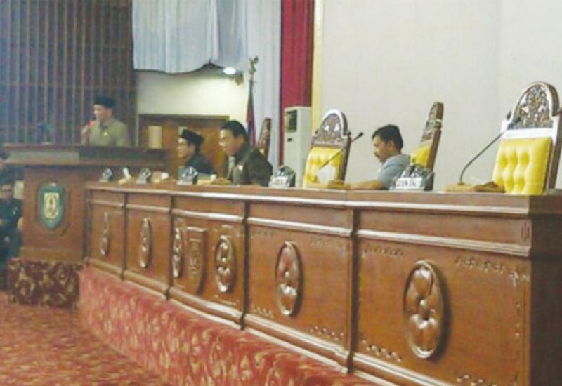 Unsur Pimpinan Rapat Paripurna DPRD Provinsi Bengkulu