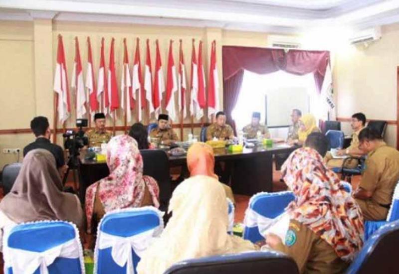 Walikota Helmi Hasan bersama Tim Direktorat Warisan dan Diplomasi Budaya, Direktorat Jenderal Kebudayaan, Kementerian Pendidikan dan Kebudayaan