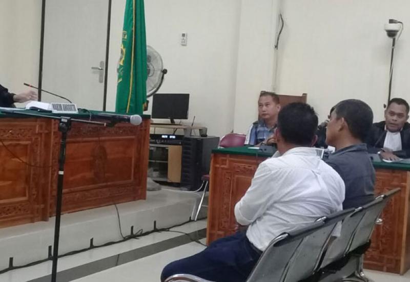 Dua orang saksi PT RDS memberikan keterangan di PN Tipikor Bengkulu