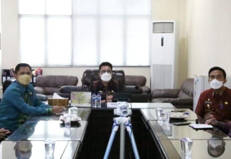 Setdakab Lampung Selatan Mengikuti Rapat Surat Edaran Bersama Menteri Dalam Negeri dan LKPP