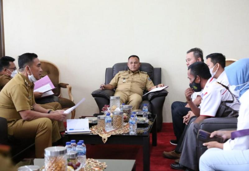 Bupati Nanang Ermanto Apresiasi DPW JPKP Provinsi Lampung Saat Audensi