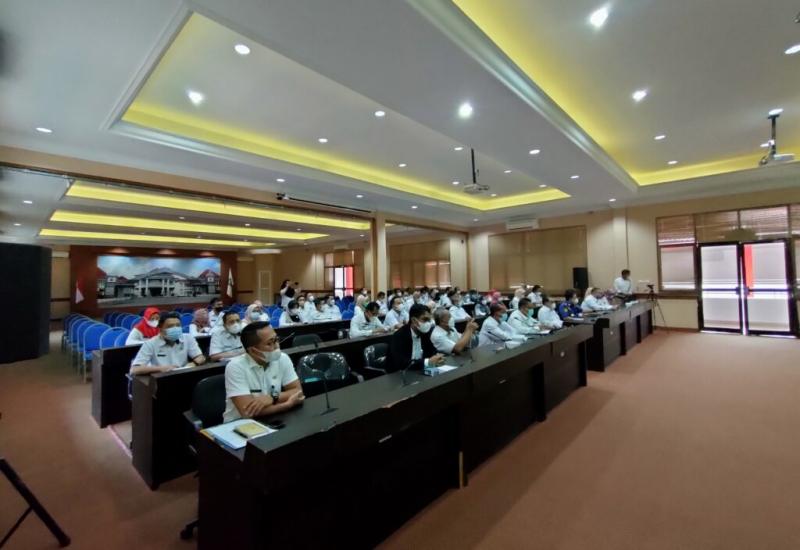 Sekda Membuka Langsung Rakor SPI Tahun 2022