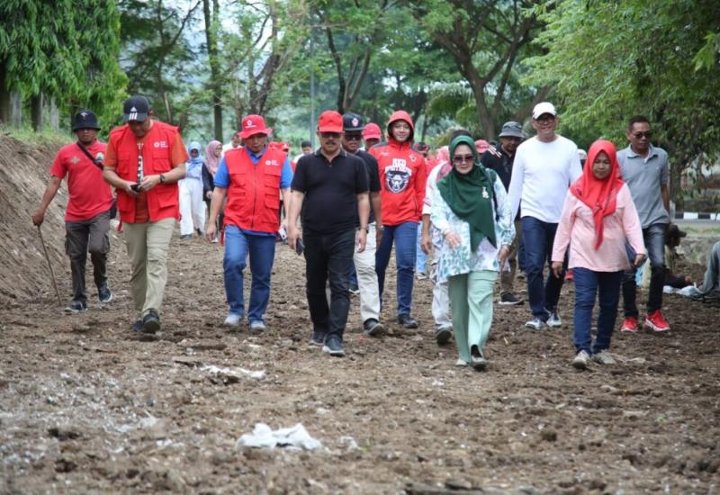 Pemkab Dan Tim PMI Provinsi Lampung Survei Kesiapan Lokasi 