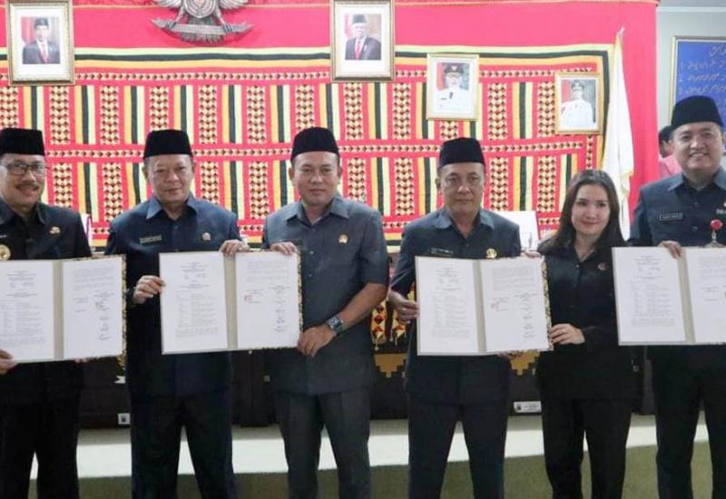Pemkab dan DPRD Lampung Selatan Teken MoU KUA-PPAS APBD TA 2024