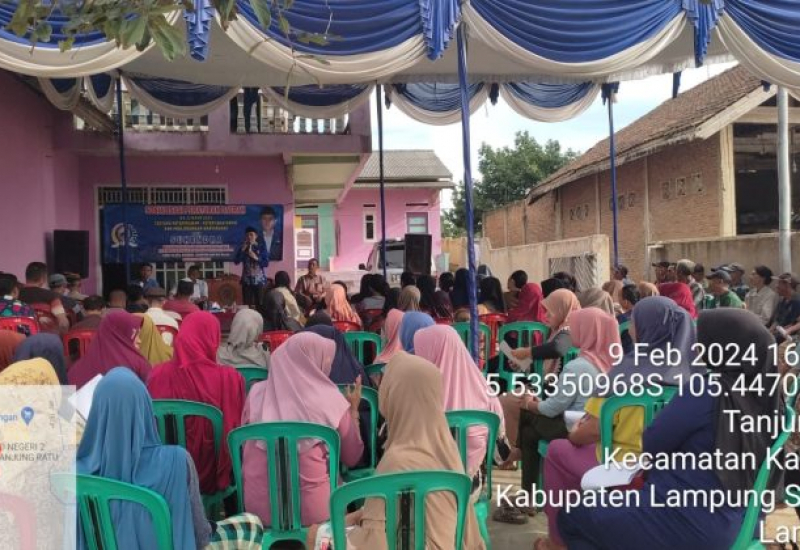 Anggota DPRD Lampung Selatan Suhendra Sapa Warga Tanjung Ratu