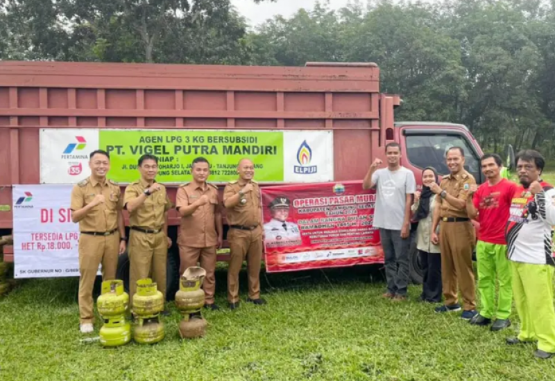 Bantu Kebutuhan Masyarakat, Pemkab Lampung Selatan Gelar Operasi Pasar Murah