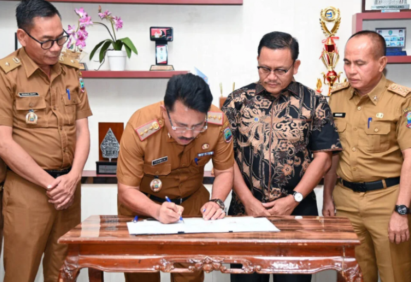 Pemkab Lampung Selatan Teken KSP Dengan PT Eljhon Tirta Jasa Emas Wisata