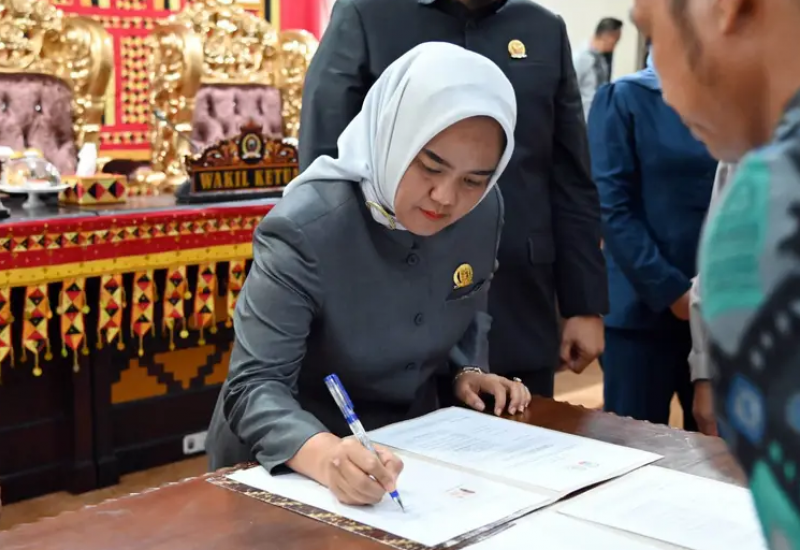 Rapat Paripurna, DPRD Lamsel Sahkan Raperda Tentang Pemberian Insentif dan Kemudahan Investasi
