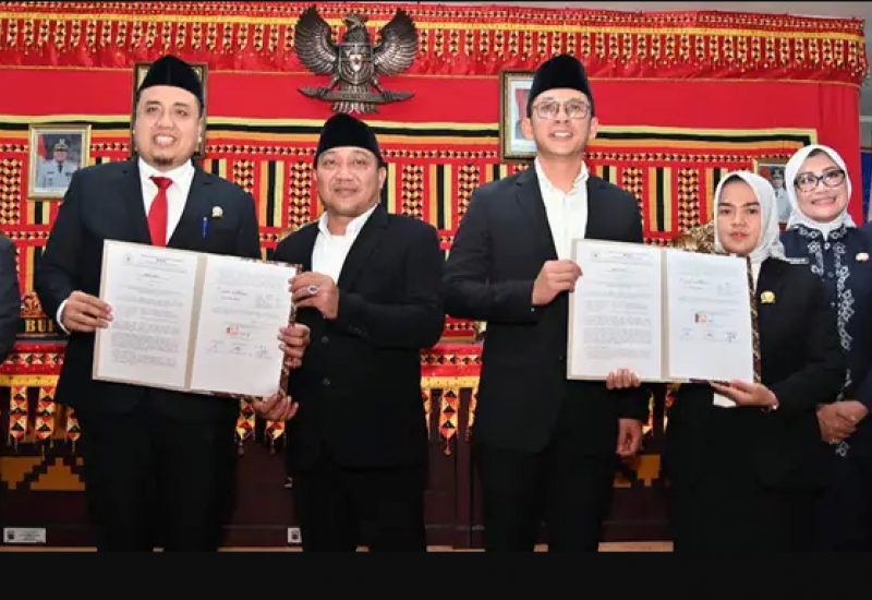 Melalui Paripurna, DPRD Lamsel Umumkan Penetapan Radityo Egi Pratama – M. Syaiful Anwar Sebagai Bupati dan Wakil Bupati Terpilih 2025-2030