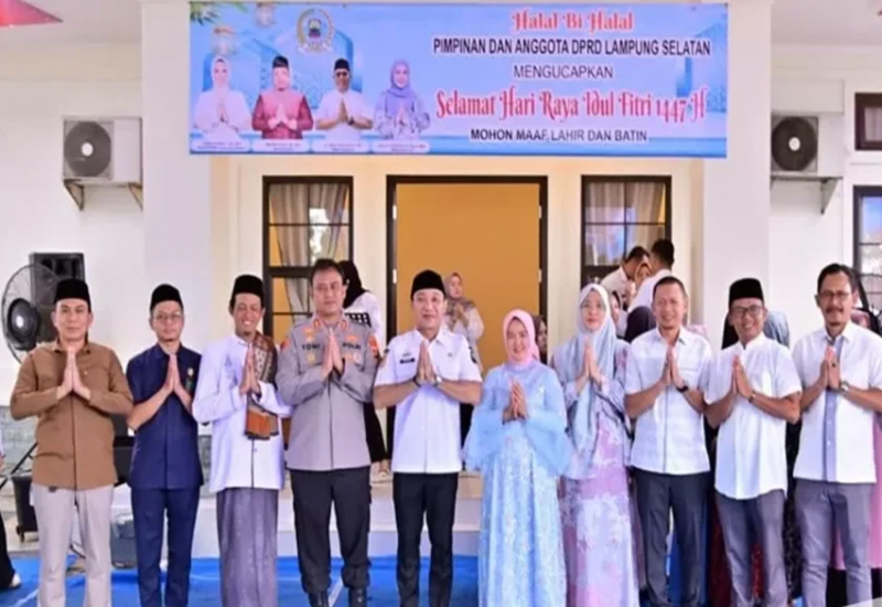 DPRD Lamsel Gelar Open House, Perkuat Konsolidasi Internal Dan Eksternal Pemerintahan