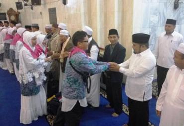 Pelepasan 242 orang Jemaah Calon Haji (JCH) asal Kota Bengkulu