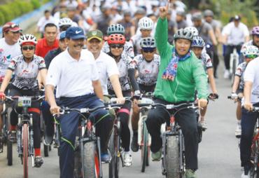 Menpora Imam Nahrawi di Bengkulu Utara, Sabtu (15/7/2017)