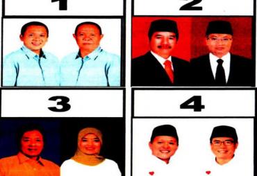4 Pasangan calon Pilgub Provinsi Lampung