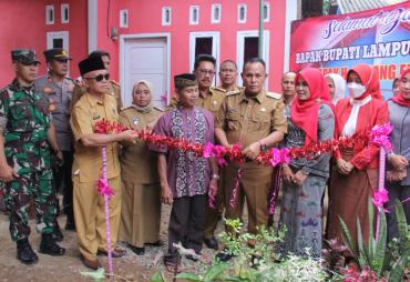 72 Unit Program BSPS Di Kecamatan Natar Dan Jati Agung Diresmikan Bupati Nanang