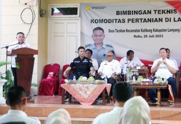 Bupati Nanang Hadiri Bimtek Komoditas Pertanian di Desa Tarahan, Ratusan Petani Ikut Serta